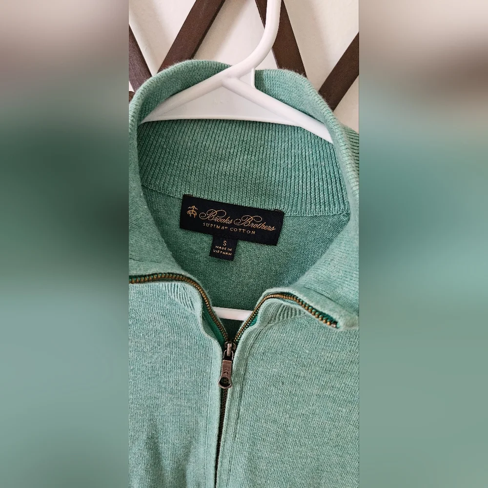 Brooks Brothers Supima® Cotton Half-Zip Sweater